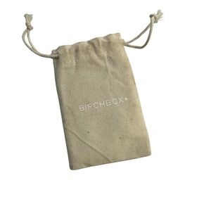 Birchbox Jade Gua Sha Stone Facial Massage Tool in Canvas Drawstring Pouch